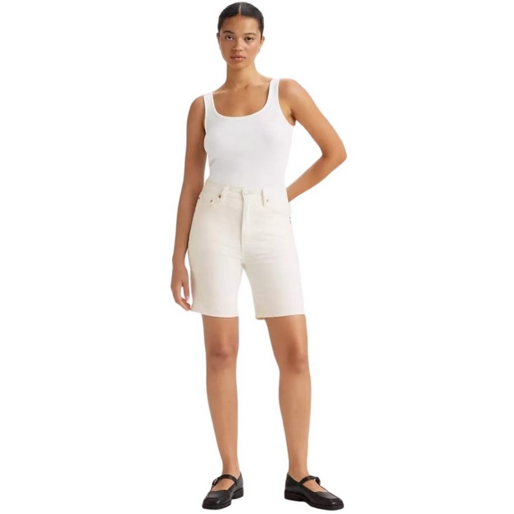 LEVIS TBD HR BERMUDA SHORT A87200002 ΒΕΡΜΟΥΔΑ ΓΥΝΑΙΚΕΙΑ WHITE