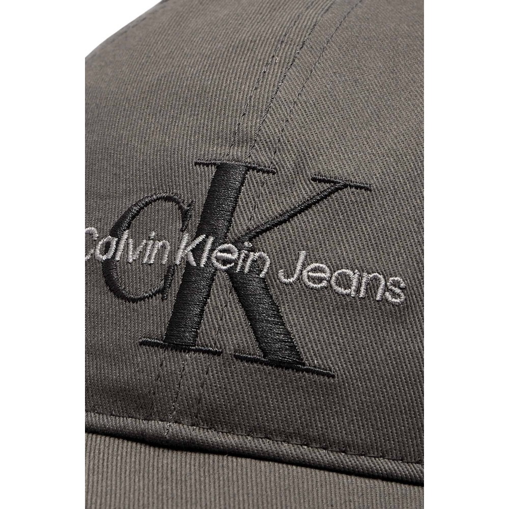 CALVIN KLEIN JEANS MONO LOGO EMBRO CAP ΚΑΠΕΛΟ ΑΝΔΡΙΚΟ GREY