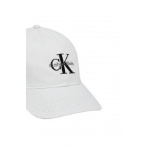 CALVIN KLEIN JEANS MONO LOGO EMBRO CAP ΚΑΠΕΛΟ ΑΝΔΡΙΚΟ BRIGHT WHITE