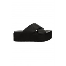 CALVIN KLEIN JEANS FLATFORM CROSS ΠΑΝΤΟΦΛΑ ΓΥΝΑΙΚΕΙΑ BLACK