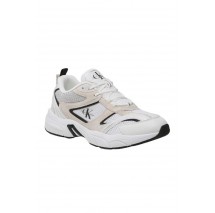 CALVIN KLEIN JEANS RETRO TENNIS SU-MESH ΠΑΠΟΥΤΣΙ ΑΝΔΡΙΚΟ WHITE/BLACK