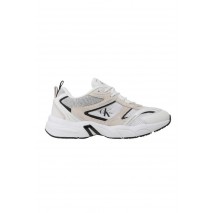 CALVIN KLEIN JEANS RETRO TENNIS SU-MESH ΠΑΠΟΥΤΣΙ ΑΝΔΡΙΚΟ WHITE/BLACK