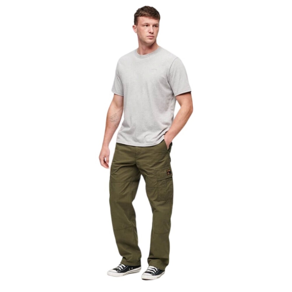 SUPERDRY BAGGY CARGO PANTS ΠΑΝΤΕΛΟΝΙ ΑΝΔΡΙΚΟ OLIVE