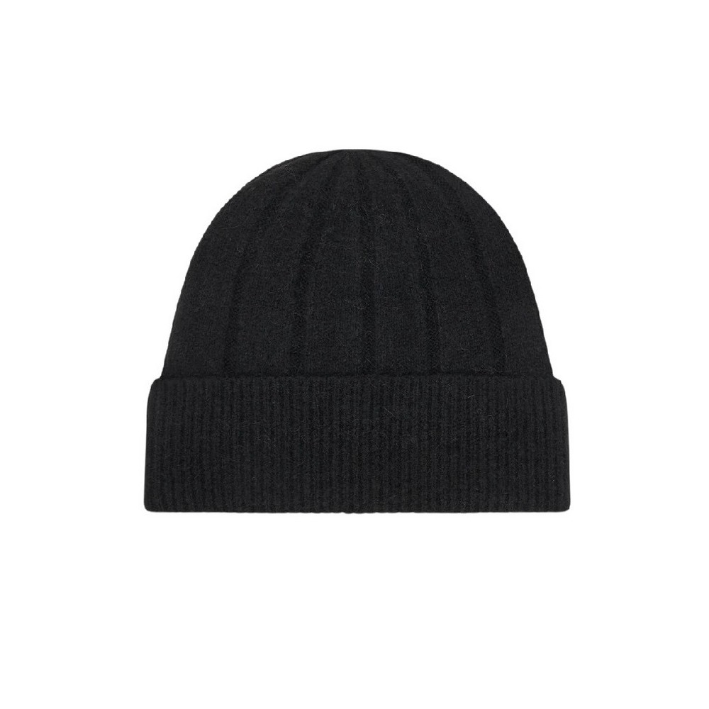 TOMMY HILFIGER FLAG FLUFFY BEANIE ΣΚΟΥΦΟΣ ΓΥΝΑΙΚΕΙΟΣ BLACK