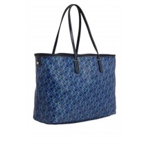 TOMMY HILFIGER MONOPLAY LEATHER ΤΣΑΝΤΑ ΓΥΝΑΙΚΕΙΑ BLUE