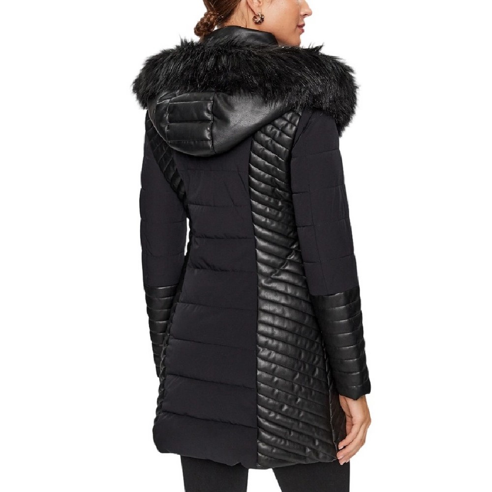 GUESS NEW OXANA JACKET ΜΠΟΥΦΑΝ ΓΥΝΑΙΚΕΙΟ BLACK