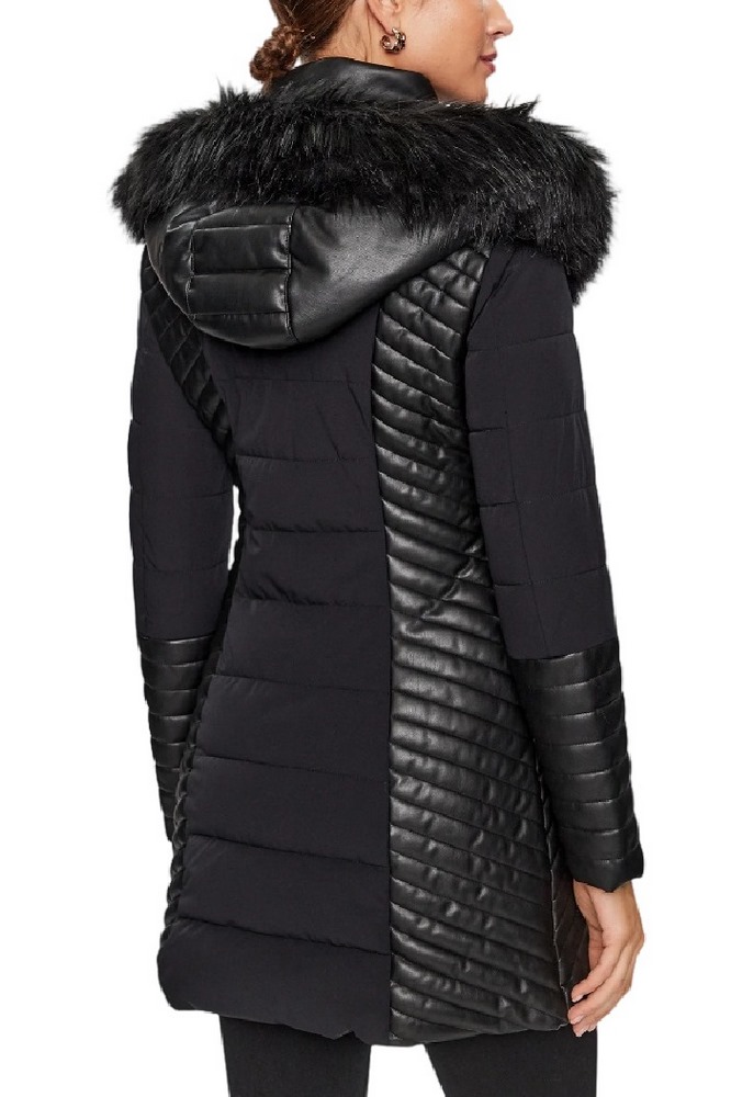 GUESS NEW OXANA JACKET ΜΠΟΥΦΑΝ ΓΥΝΑΙΚΕΙΟ BLACK