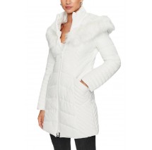 GUESS NEW OXANA JACKET ΜΠΟΥΦΑΝ ΓΥΝΑΙΚΕΙΟ WHITE