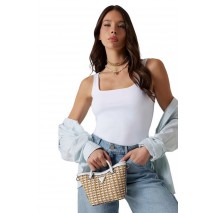 GUESS ATALIA MINI TOTE ΤΣΑΝΤΑ ΓΥΝΑΙΚΕΙΑ WHITE