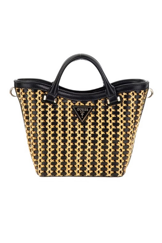 GUESS ATALIA MINI TOTE ΤΣΑΝΤΑ ΓΥΝΑΙΚΕΙΑ BLACK