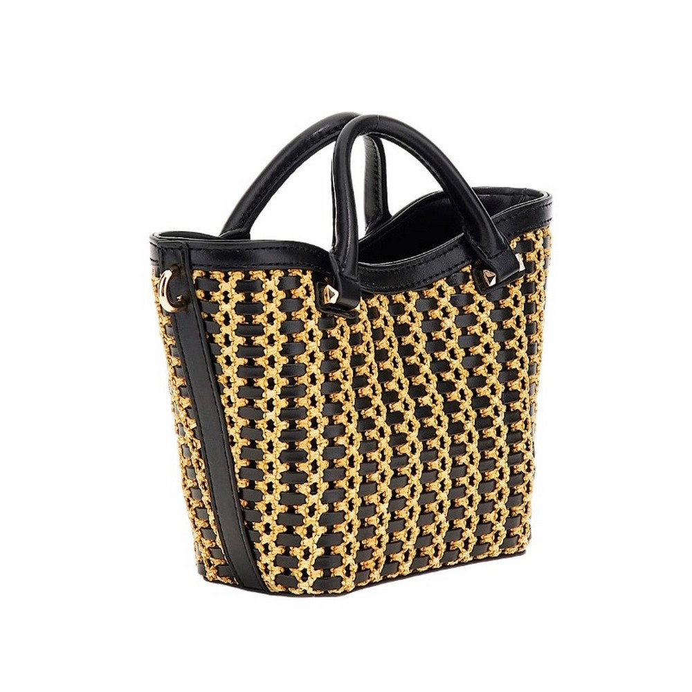 GUESS ATALIA MINI TOTE ΤΣΑΝΤΑ ΓΥΝΑΙΚΕΙΑ BLACK