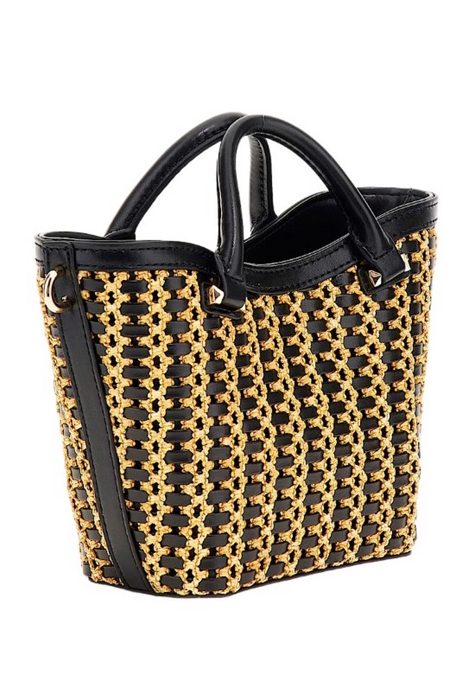 GUESS ATALIA MINI TOTE ΤΣΑΝΤΑ ΓΥΝΑΙΚΕΙΑ BLACK
