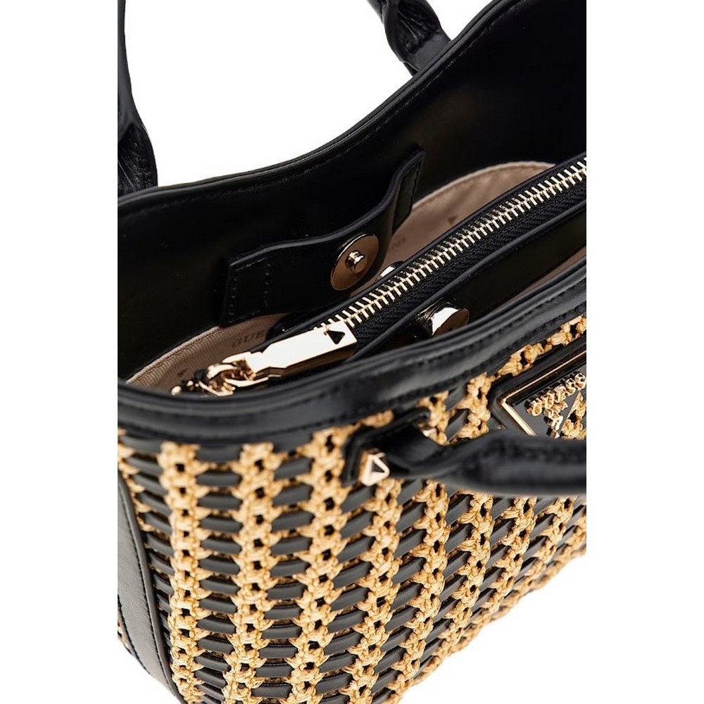 GUESS ATALIA MINI TOTE ΤΣΑΝΤΑ ΓΥΝΑΙΚΕΙΑ BLACK