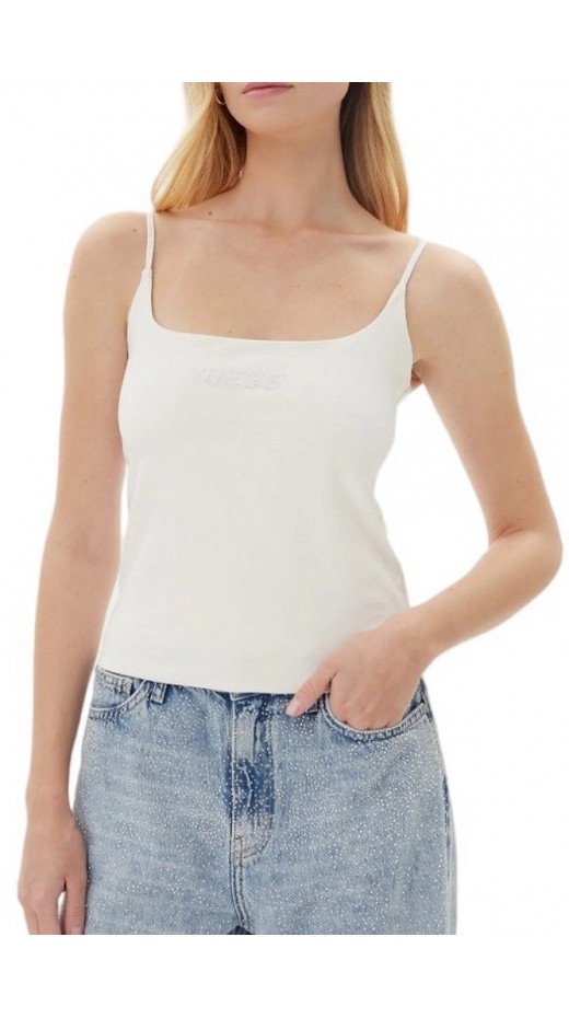 GUESS ORTENSIA ΤΟΠ ΓΥΝΑΙΚΕΙΟ OFF WHITE