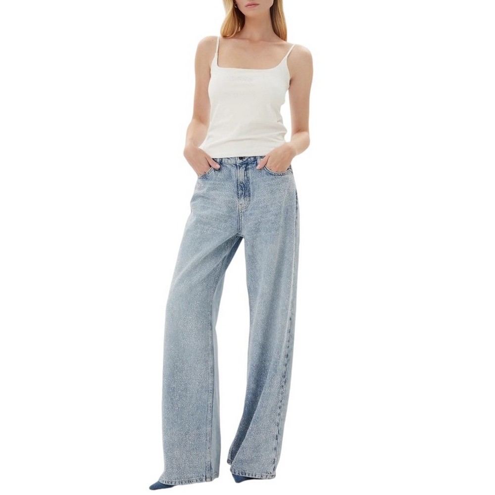 GUESS ORTENSIA ΤΟΠ ΓΥΝΑΙΚΕΙΟ OFF WHITE