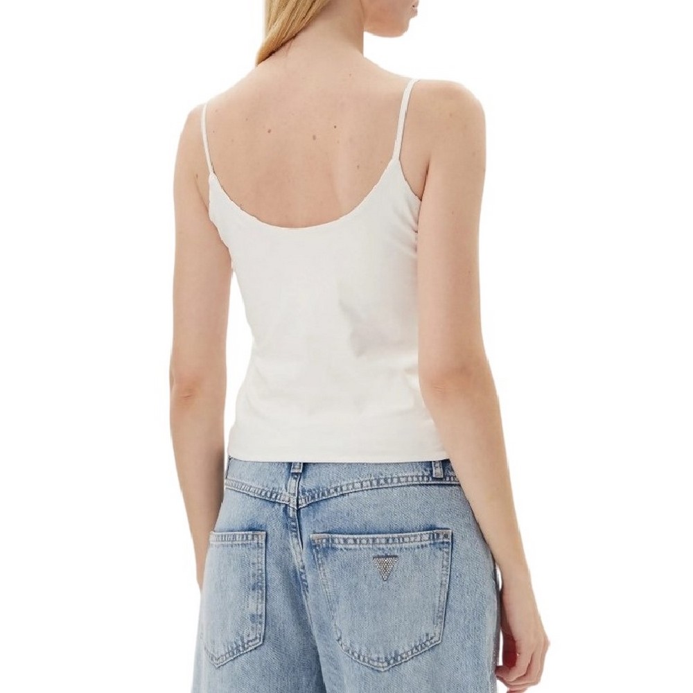 GUESS ORTENSIA ΤΟΠ ΓΥΝΑΙΚΕΙΟ OFF WHITE