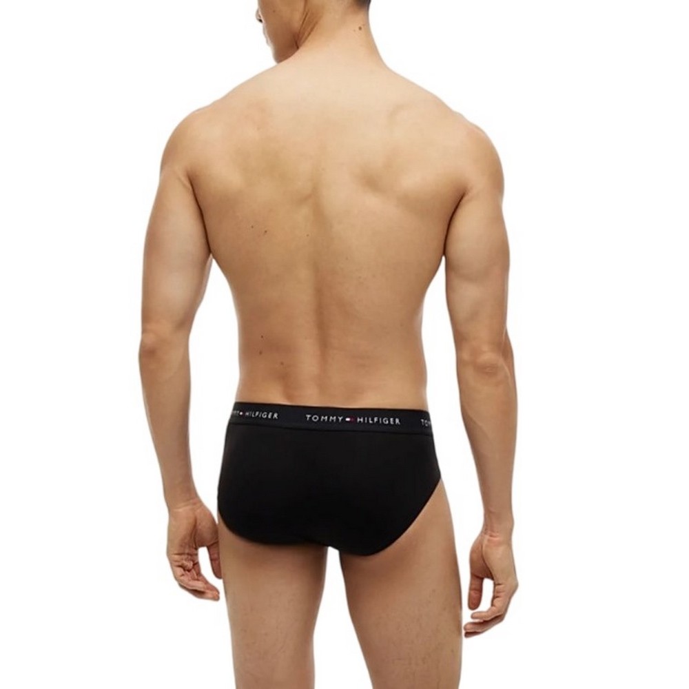 TOMMY HILFIGER 3P BRIEF WB ΕΣΩΡΟΥΧΟ ΑΝΔΡΙΚΟ BLACK