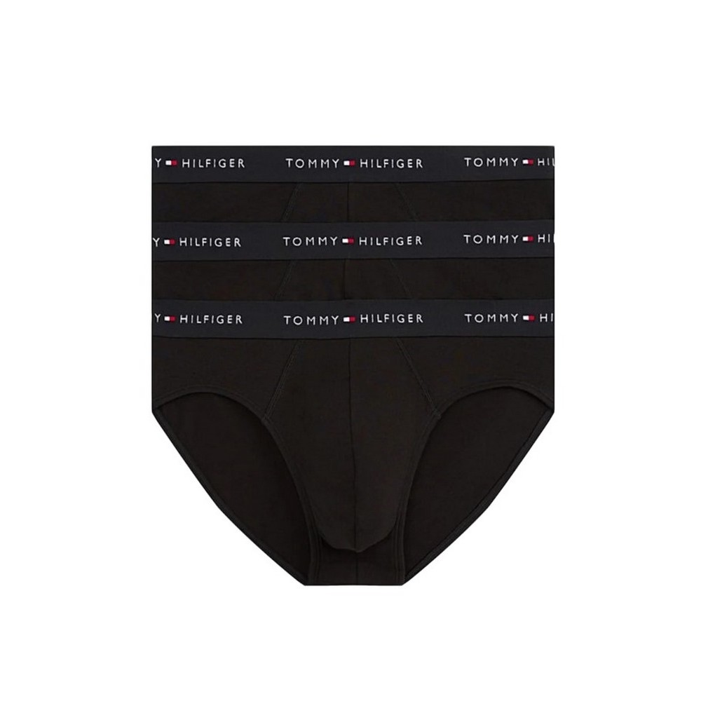 TOMMY HILFIGER 3P BRIEF WB ΕΣΩΡΟΥΧΟ ΑΝΔΡΙΚΟ BLACK