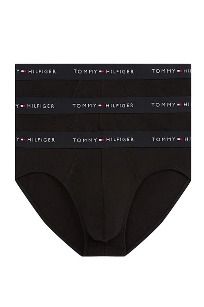 TOMMY HILFIGER 3P BRIEF WB ΕΣΩΡΟΥΧΟ ΑΝΔΡΙΚΟ BLACK
