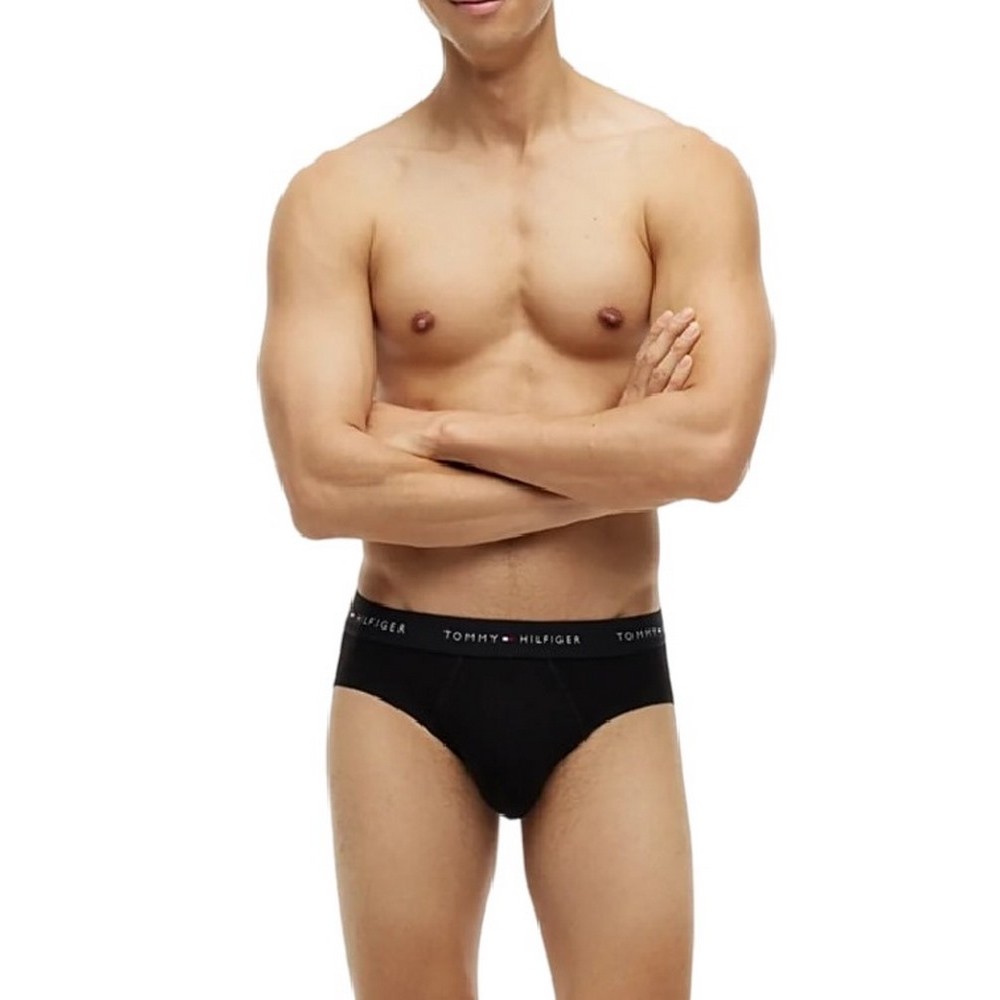TOMMY HILFIGER 3P BRIEF WB ΕΣΩΡΟΥΧΟ ΑΝΔΡΙΚΟ BLACK
