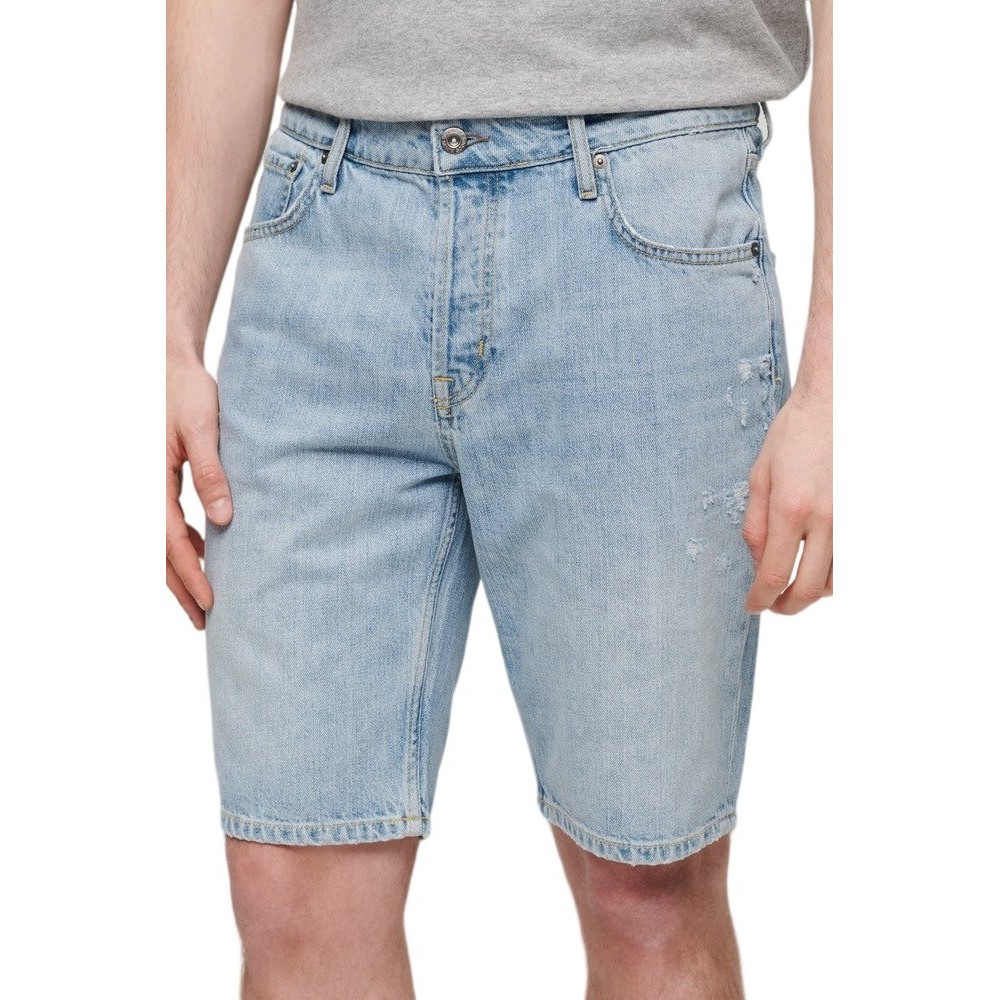 SUPERDRY VINTAGE STRAIGHT SHORT ΒΕΡΜΟΥΔΑ ΑΝΔΡΙΚΗ LIGHT DENIM