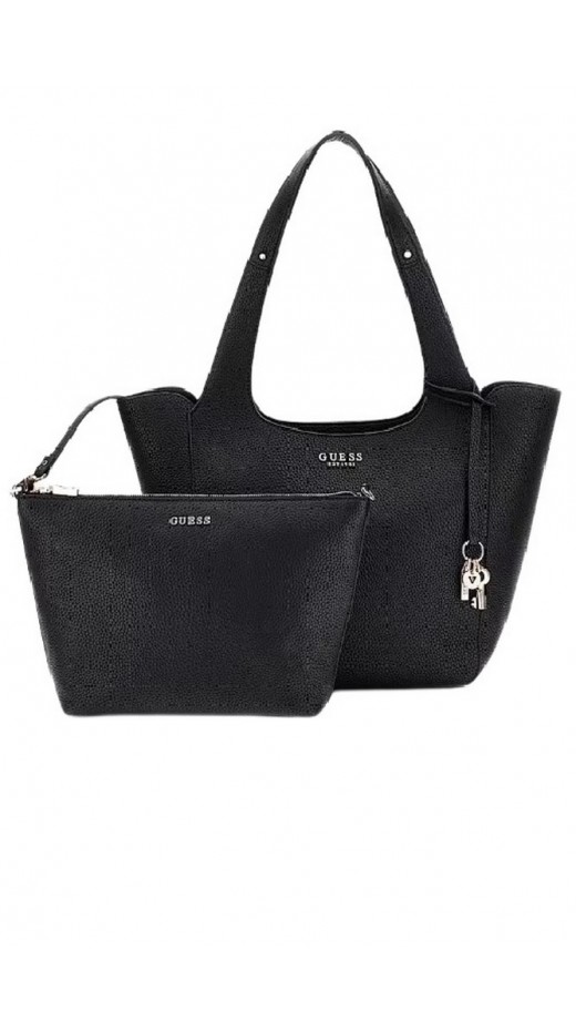 GUESS HELINA TOTE ΤΣΑΝΤΑ ΓΥΝΑΙΚΕΙΑ BLACK