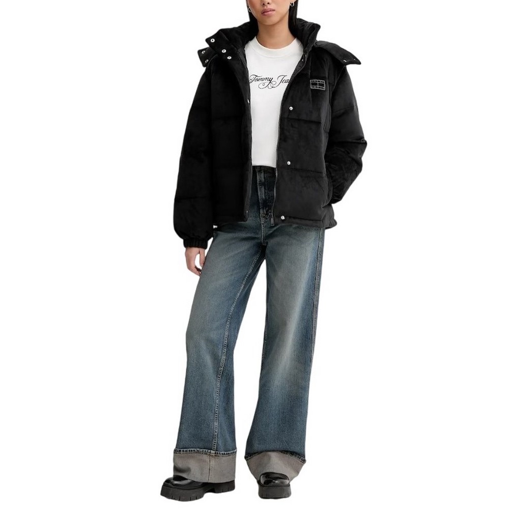 TOMMY JEANS CLAIRE HR WD TURN UP EI6154 ΤΖΙΝ ΠΑΝΤΕΛΟΝΙ ΓΥΝΑΙΚΕΙΟ DENIM DARK