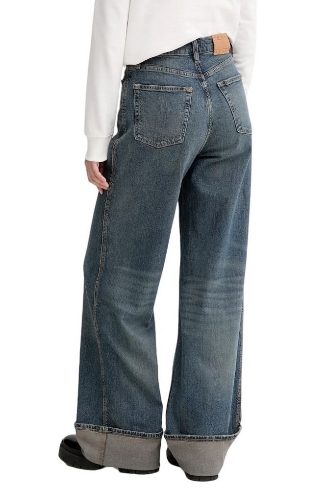 TOMMY JEANS CLAIRE HR WD TURN UP EI6154 ΤΖΙΝ ΠΑΝΤΕΛΟΝΙ ΓΥΝΑΙΚΕΙΟ DENIM DARK