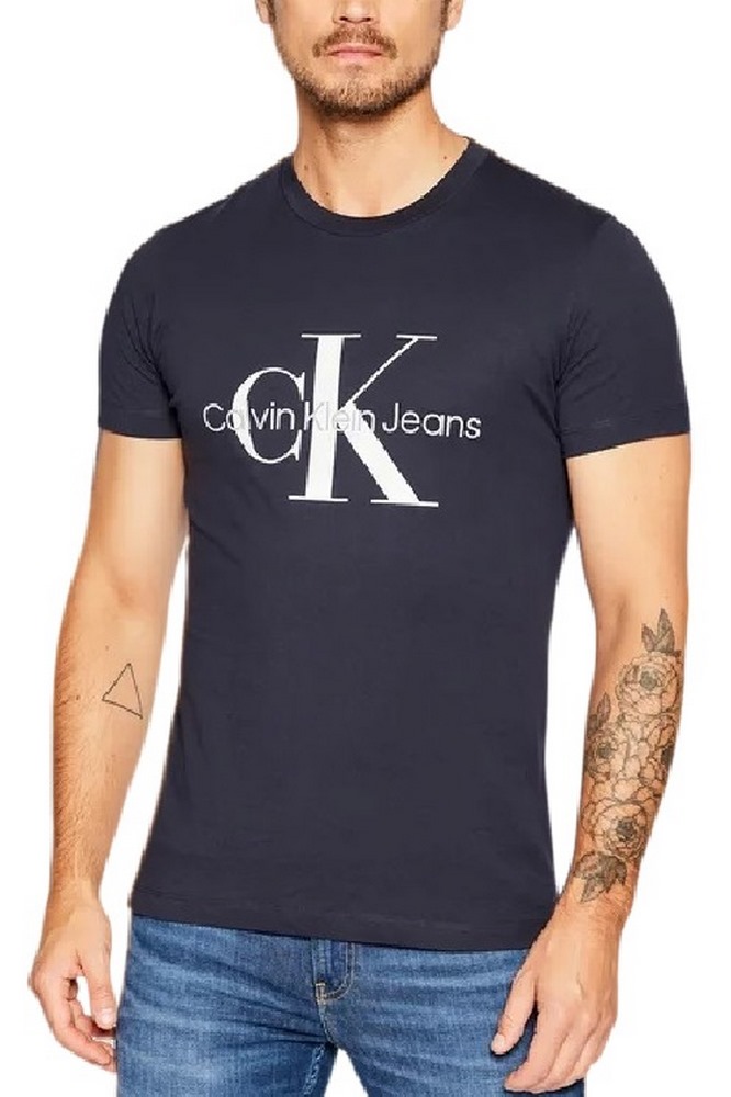 CALVIN KLEIN JEANS CORE MONOGRAM SLIM TEE T-SHIRT ΑΝΔΡΙΚΟ NAVY