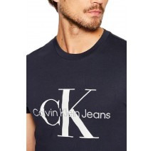 CALVIN KLEIN JEANS CORE MONOGRAM SLIM TEE T-SHIRT ΑΝΔΡΙΚΟ NAVY