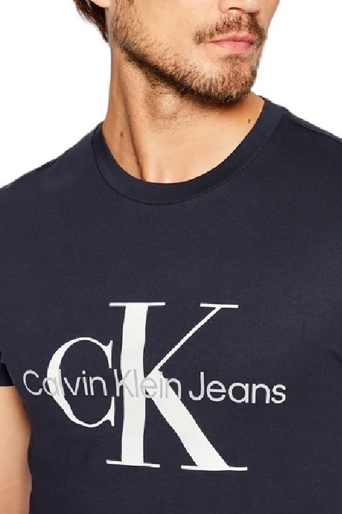 CALVIN KLEIN JEANS CORE MONOGRAM SLIM TEE T-SHIRT ΑΝΔΡΙΚΟ NAVY