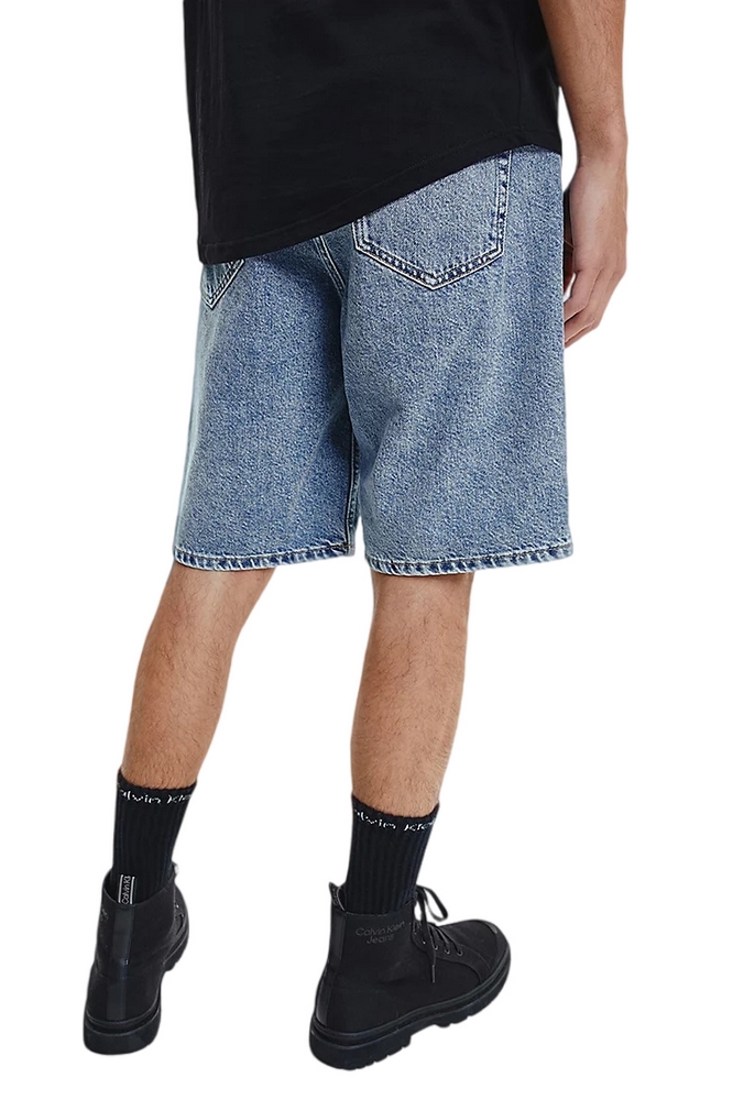 CALVIN CLEIN JEANS 90s STRAIGHT SHORT ΒΕΡΜΟΥΔΑ ΑΝΔΡΙΚΗ BLUΕ DENIM