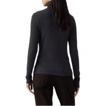 LEVIS SHEER LAYERING TURTLENECK ΜΠΛΟΥΖΑ ΜΑΚΡΥΜΑΝΙΚΗ ΓΥΝΑΙΚΕΙΑ ANTHRACHITE