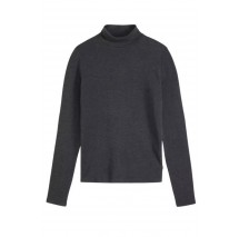 LEVIS SHEER LAYERING TURTLENECK ΜΠΛΟΥΖΑ ΜΑΚΡΥΜΑΝΙΚΗ ΓΥΝΑΙΚΕΙΑ ANTHRACHITE