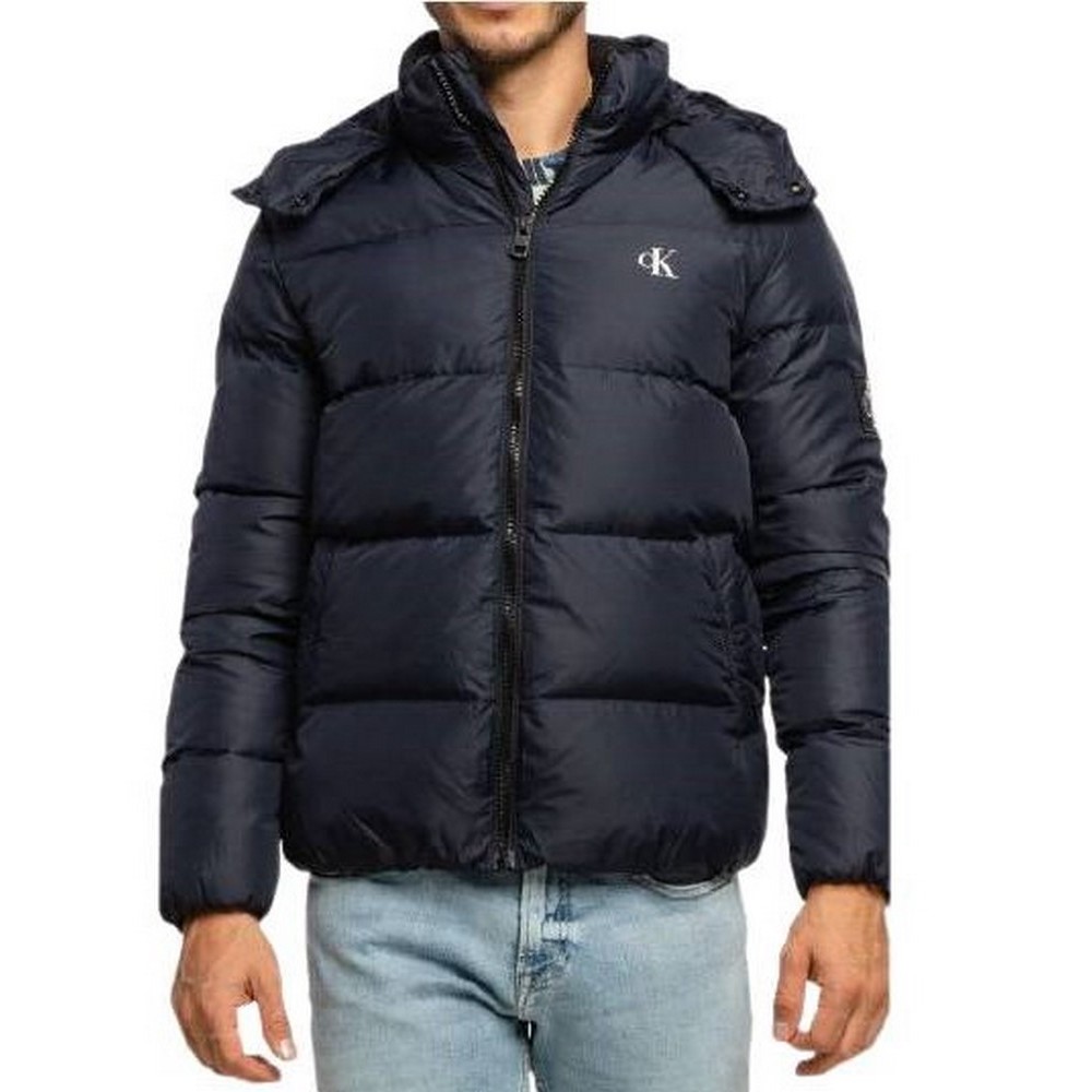 CALVIN KLEIN JEANS ESSENTIALS NON DOWN JACKET ΜΠΟΥΦΑΝ ΑΝΔΡΙΚΟ NAVY