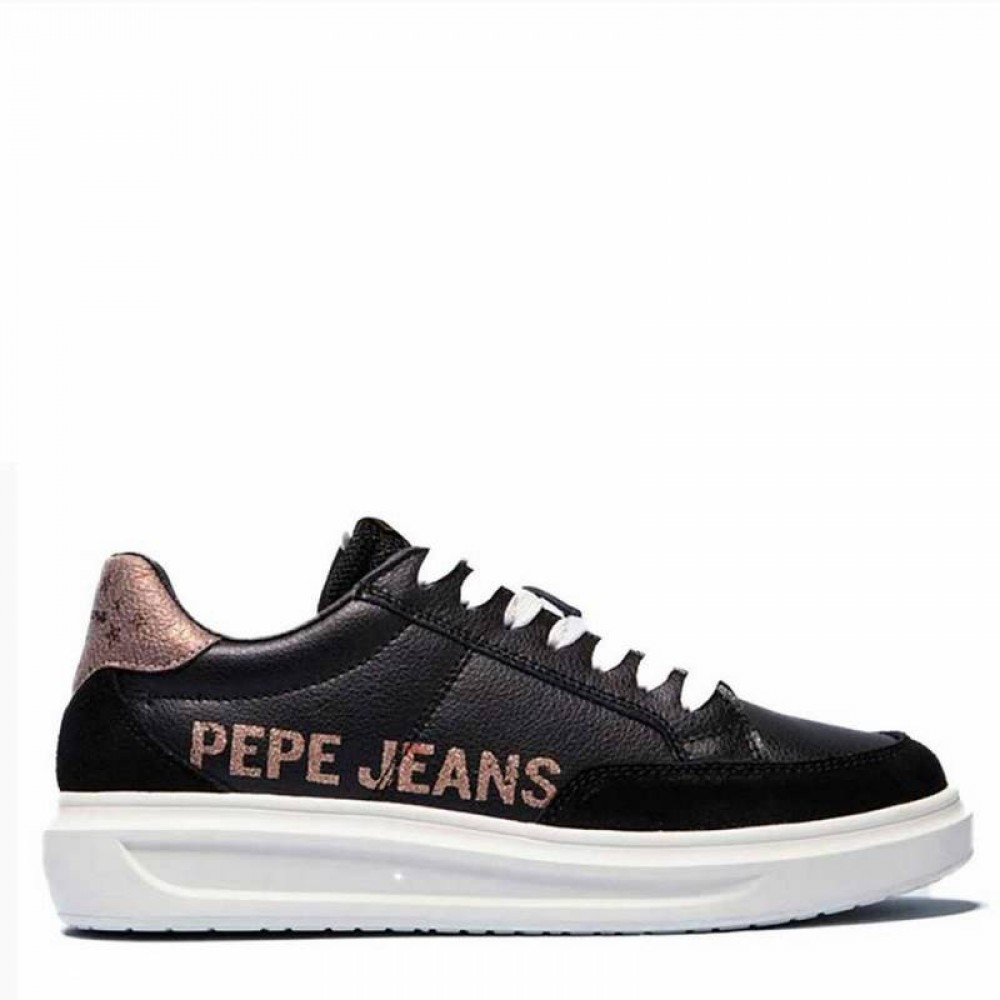 ΠΑΠΟΥΤΣΙ ADDEY ΓΥΝΑΙΚΕΙΟ PEPE JEANS BLACK ΠΑΠΟΥΤΣΙ ADDEY ΓΥΝΑΙΚΕΙΟ PEPE JEANS BLACK