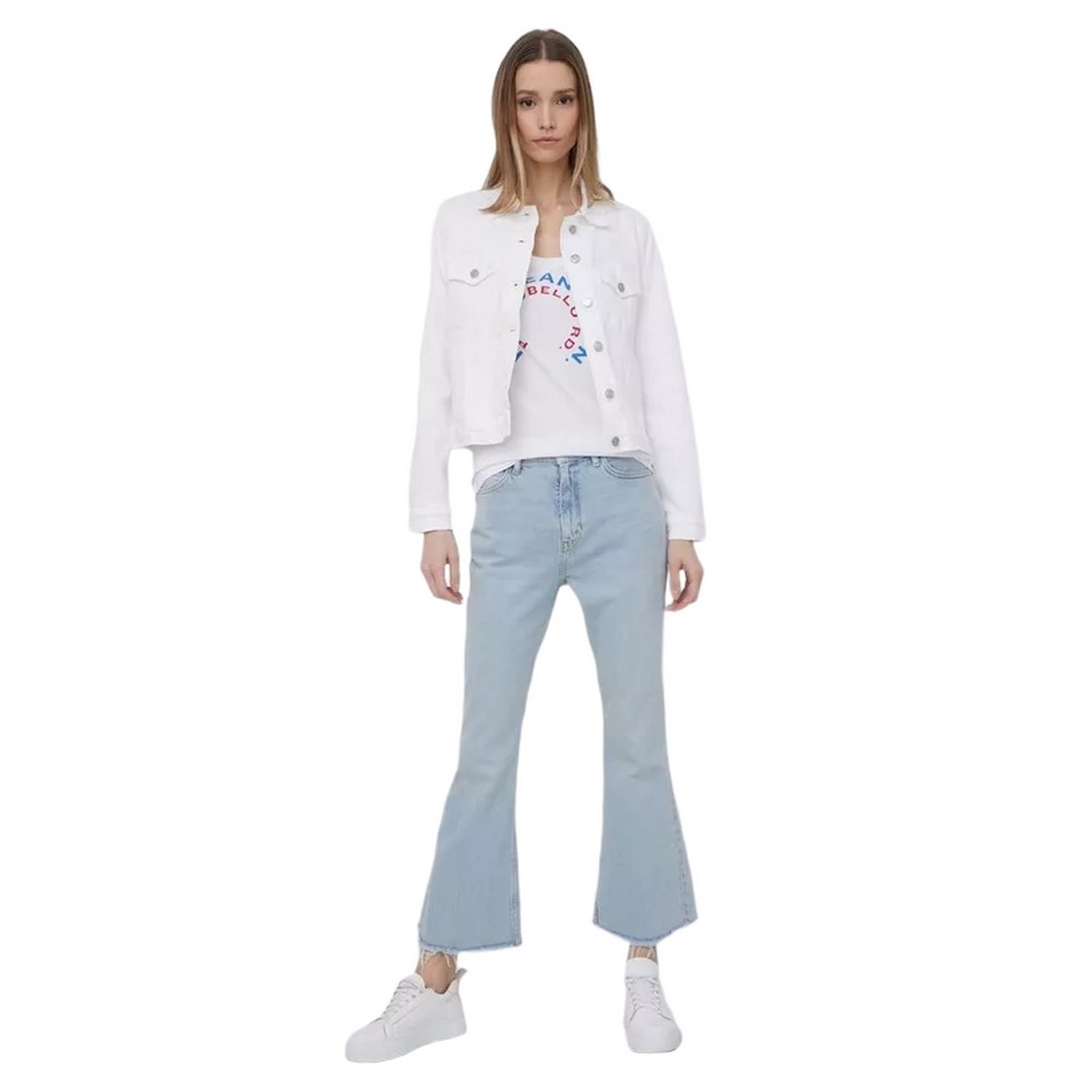 PEPE JEANS LONDON CAMMIE T-SHIRT ΜΠΛΟΥΖΑ ΓΥΝΑΙΚΕΙΑ WHITE