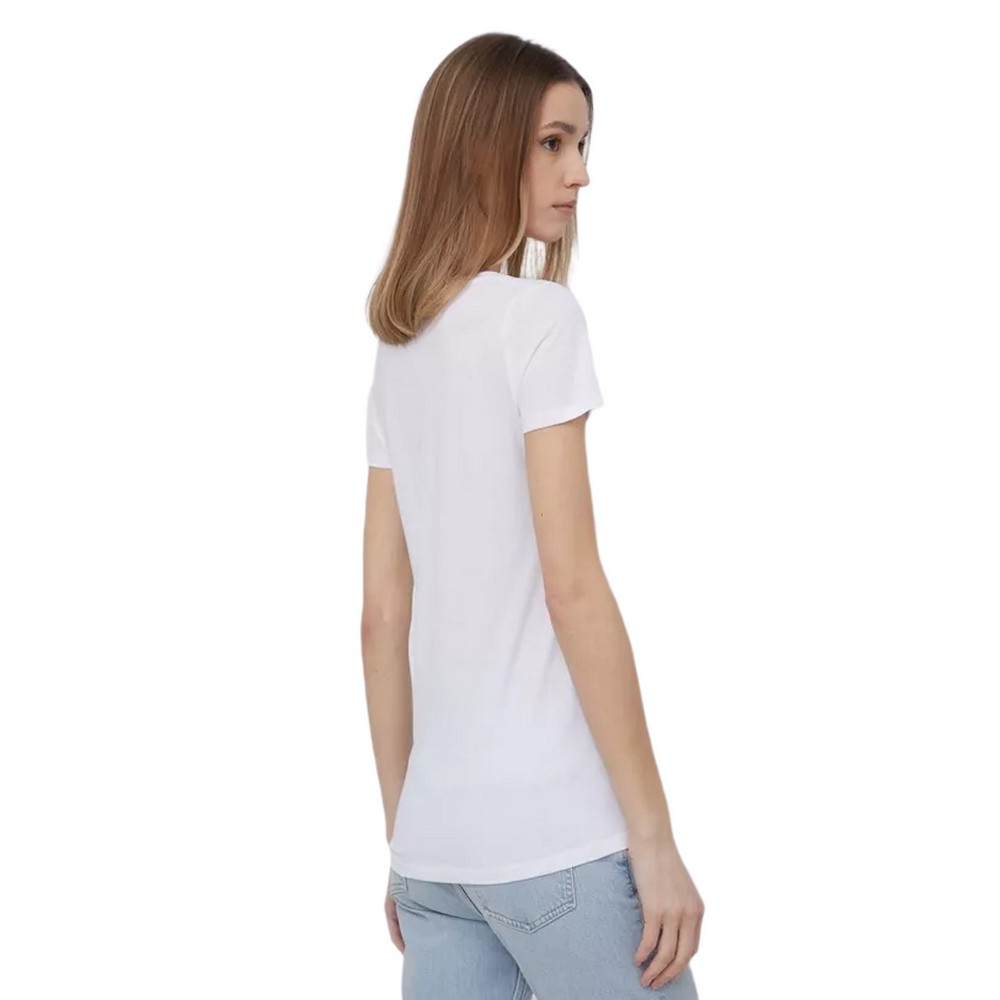 PEPE JEANS LONDON CAMMIE T-SHIRT ΜΠΛΟΥΖΑ ΓΥΝΑΙΚΕΙΑ WHITE