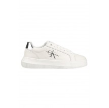 CALVIN KLEIN CHUNKY CUPSOLE MONO LTH WN ΠΑΠΟΥΤΣΙ ΓΥΝΑΙΚΕΙΟ WHITE