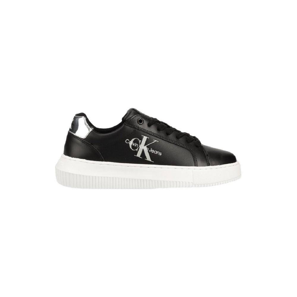 CALVIN KLEIN JEANS CHUNKY CUPSOLE MONO LTH WN ΠΑΠΟΥΤΣΙ ΓΥΝΑΙΚΕΙΟ BLACK