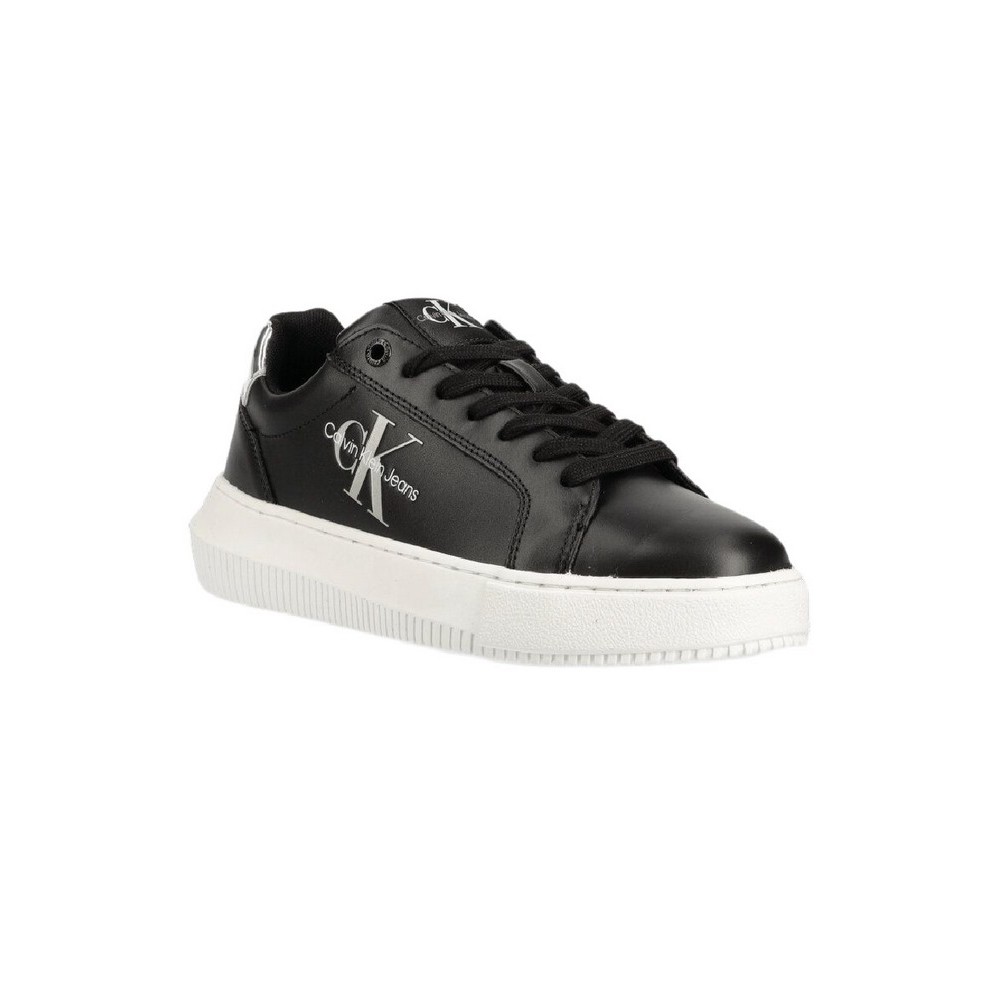 CALVIN KLEIN CHUNKY CUPSOLE MONO LTH WN ΠΑΠΟΥΤΣΙ ΓΥΝΑΙΚΕΙΟ BLACK