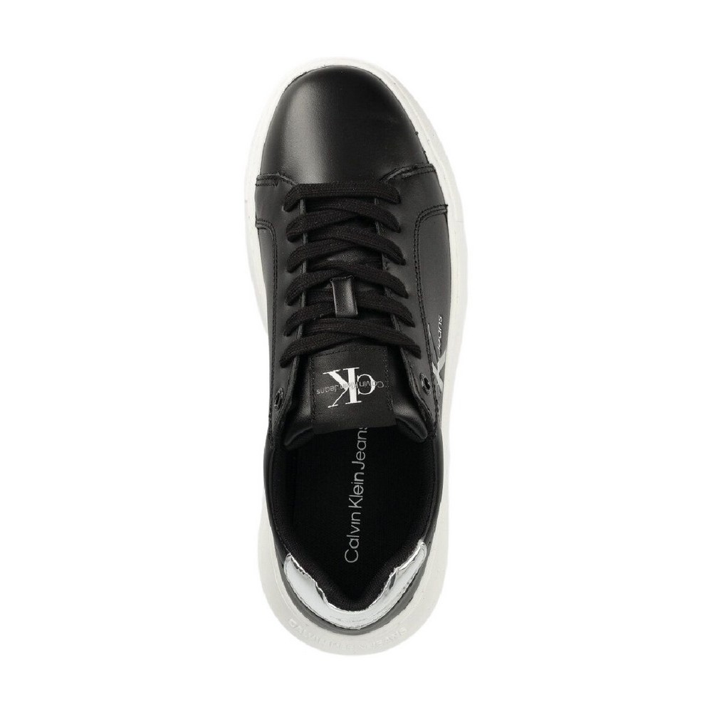 CALVIN KLEIN JEANS CHUNKY CUPSOLE MONO LTH WN ΠΑΠΟΥΤΣΙ ΓΥΝΑΙΚΕΙΟ BLACK