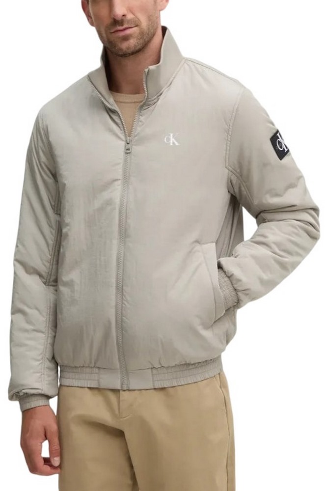 CALVIN KLEIN JEANS PADDED HARRINGTON ΜΠΟΥΦΑΝ ΑΝΔΡΙΚΟ GREY