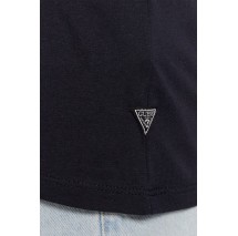 GUESS SS BSC REFLECTIVE LOGO TEE T-SHIRT ΑΝΔΡΙΚΟ BLACK