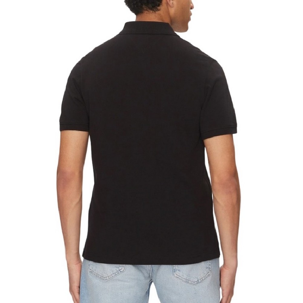 TOMMY JEANS REG LINEAR POLO EXT ΜΠΛΟΥΖΑ ΑΝΔΡΙΚΗ BLACK