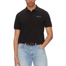 TOMMY JEANS REG LINEAR POLO EXT ΜΠΛΟΥΖΑ ΑΝΔΡΙΚΗ BLACK