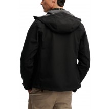 SUPERDRY HOODED SOFTSHELL TREKKER JKT ΜΠΟΥΦΑΝ ΑΝΔΡΙΚΟ BLACK