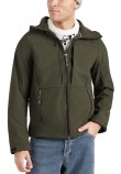SUPERDRY HOODED SOFTSHELL TREKKER JKT ΜΠΟΥΦΑΝ ΑΝΔΡΙΚΟ OLIVE
