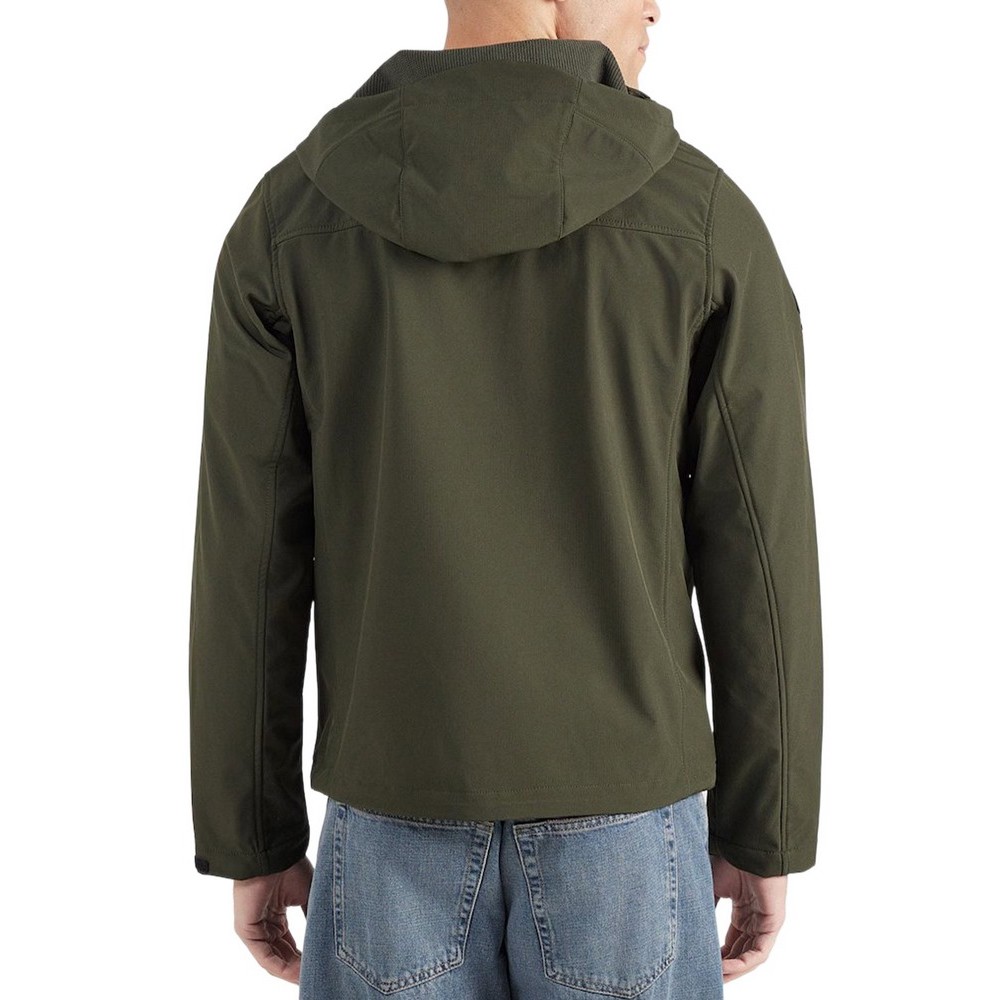 SUPERDRY HOODED SOFTSHELL TREKKER JKT ΜΠΟΥΦΑΝ ΑΝΔΡΙΚΟ OLIVE