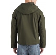 SUPERDRY HOODED SOFTSHELL TREKKER JKT ΜΠΟΥΦΑΝ ΑΝΔΡΙΚΟ OLIVE